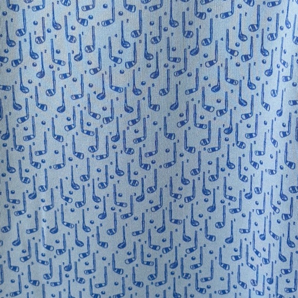 PETER MILLAR SUMMER COMFORT WEST BAY CLUB BLUE GOLF POLO MENS LARGE - Picture 5 of 9